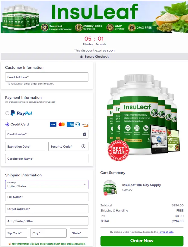 InsuLeaf-Pricing-Order-Form